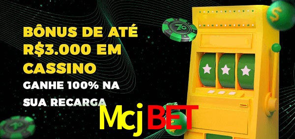 Mcjbet melhor bônus de depósito